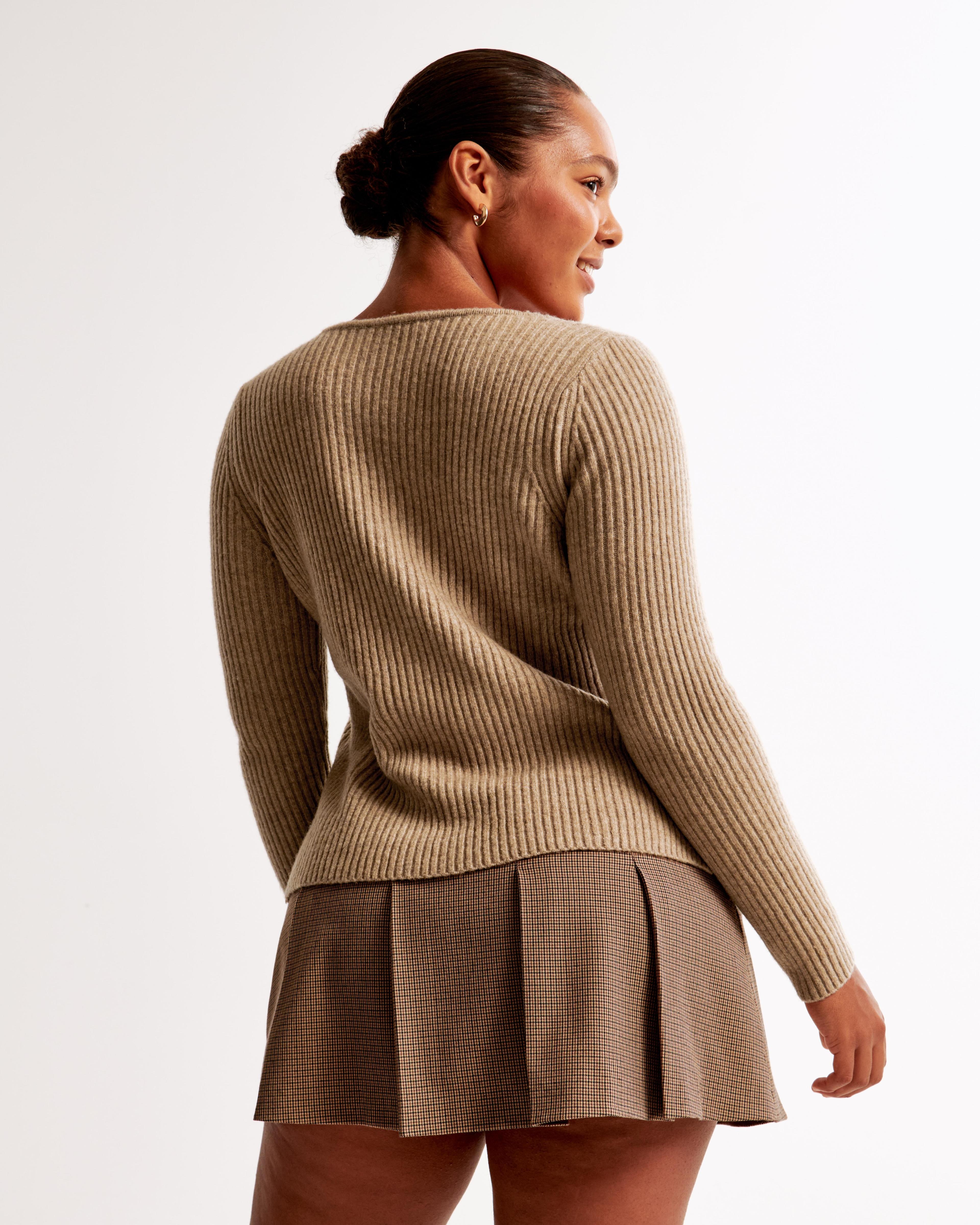 Ribbed Skimming Cardigan Product Image