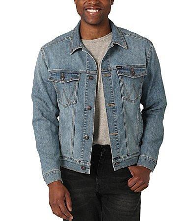 Mens Wrangler Denim Jacket Product Image