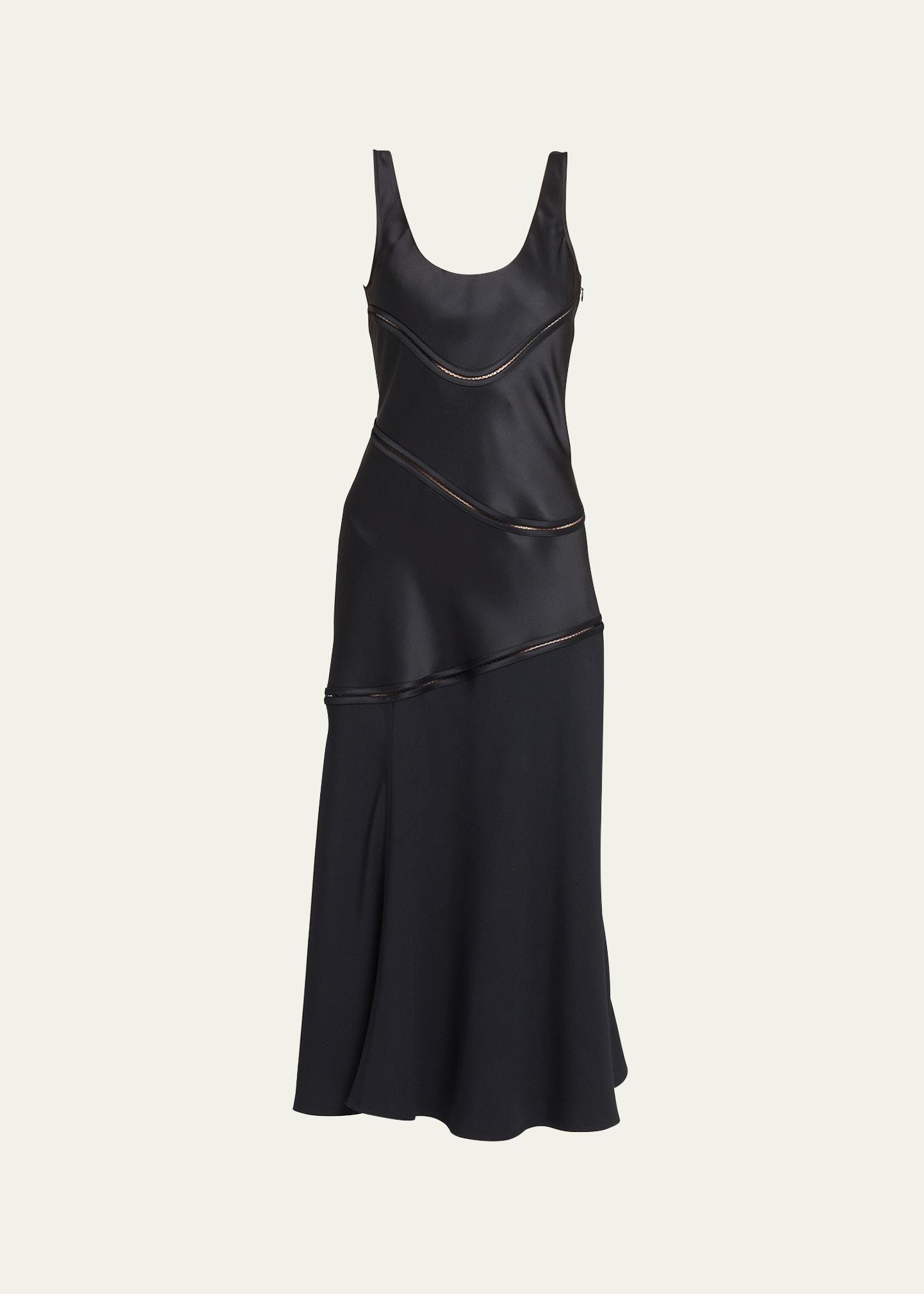 Jil Sander Ajour Seam Satin Slipdress Product Image