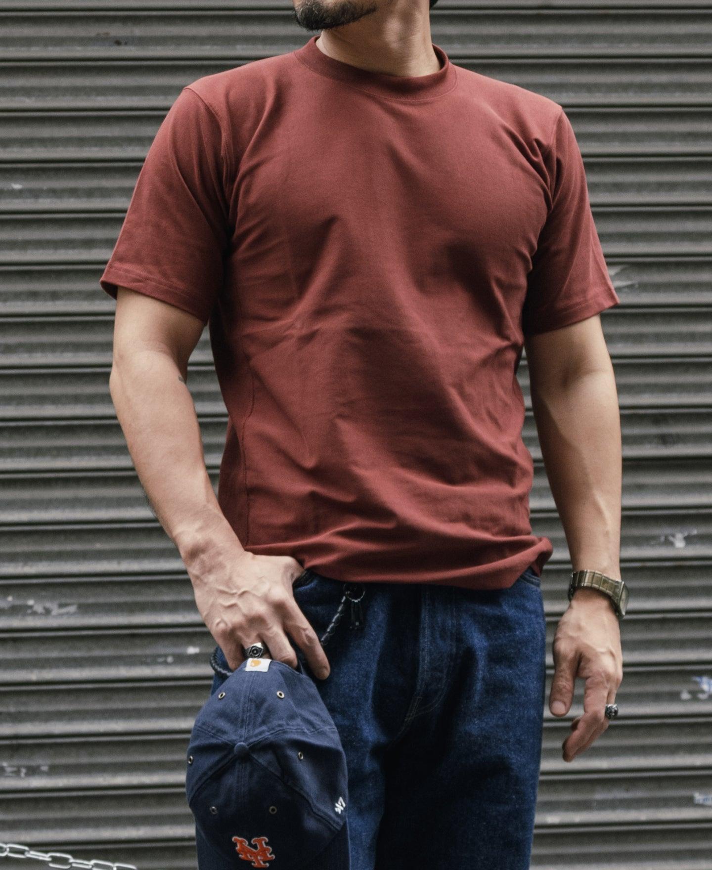 10.6 oz Reverse Weave T-Shirt - Red Product Image