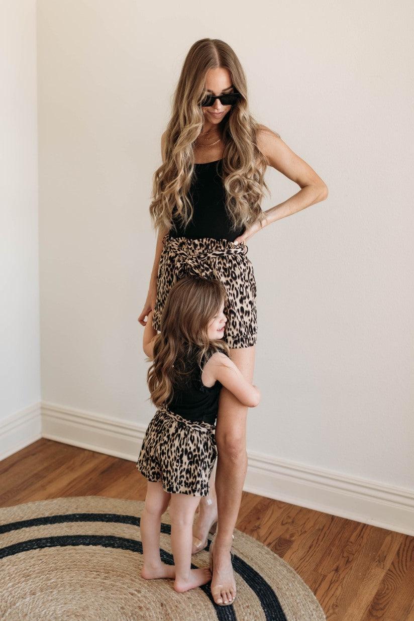 She's Stealing Hearts Animal Print Shorts FINAL SALE Product Image