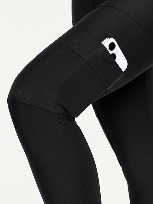 High-Waisted PowerSoft Cargo 7/8 Leggings Product Image