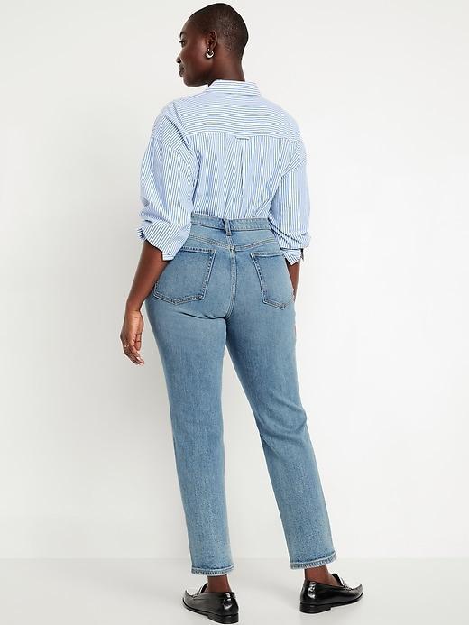 Curvy High-Waisted OG Straight Ankle Jeans Product Image