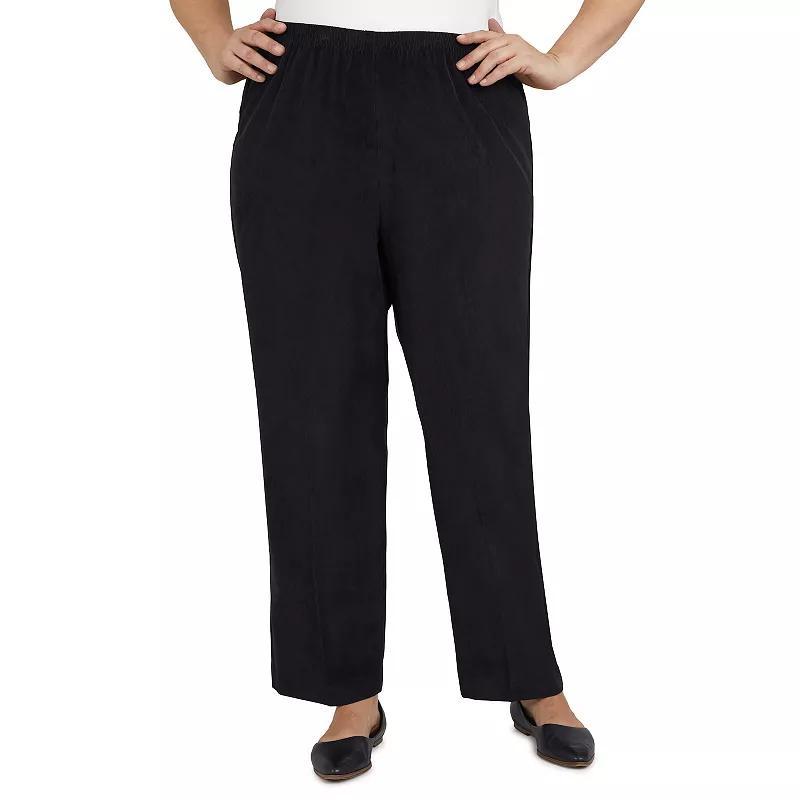 Plus Size Alfred Dunner Solid Classics Corduroy Pants - Short Product Image