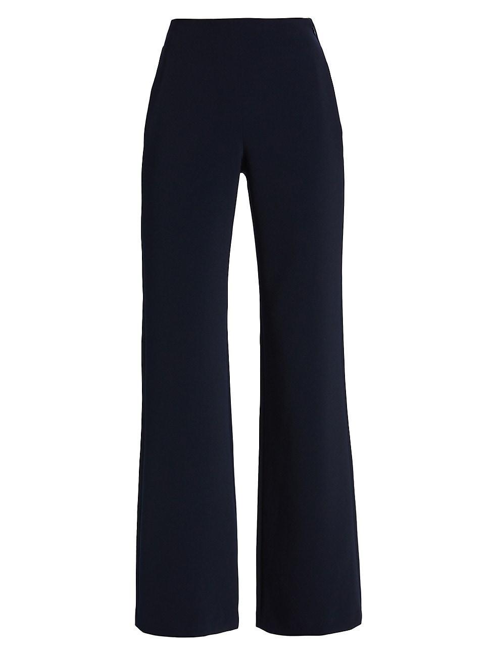 Womens Macy Wide-Leg Crepe Pants Product Image