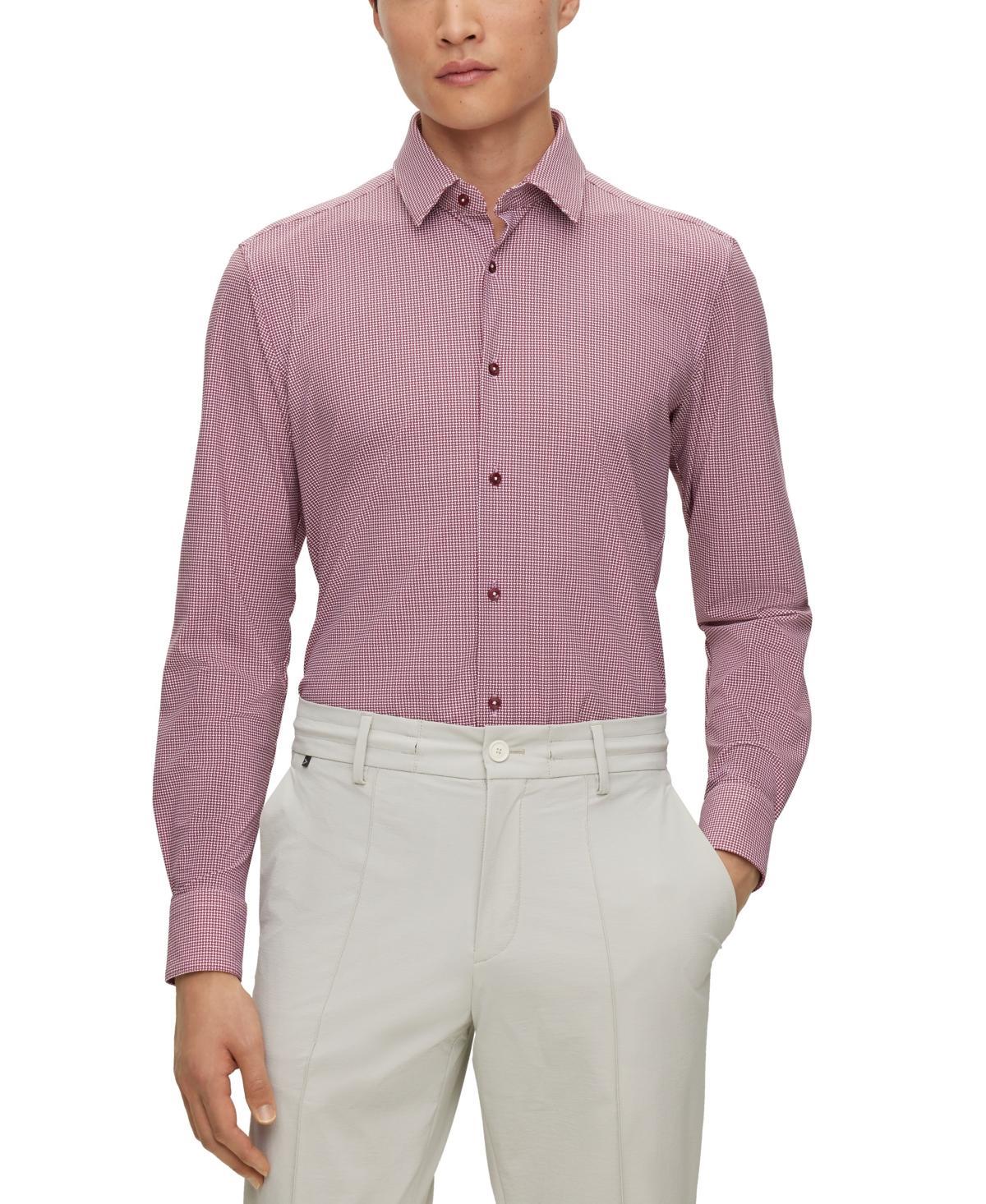 Boss by Hugo Boss Mens Performance Slim-Fit Shirt Product Image