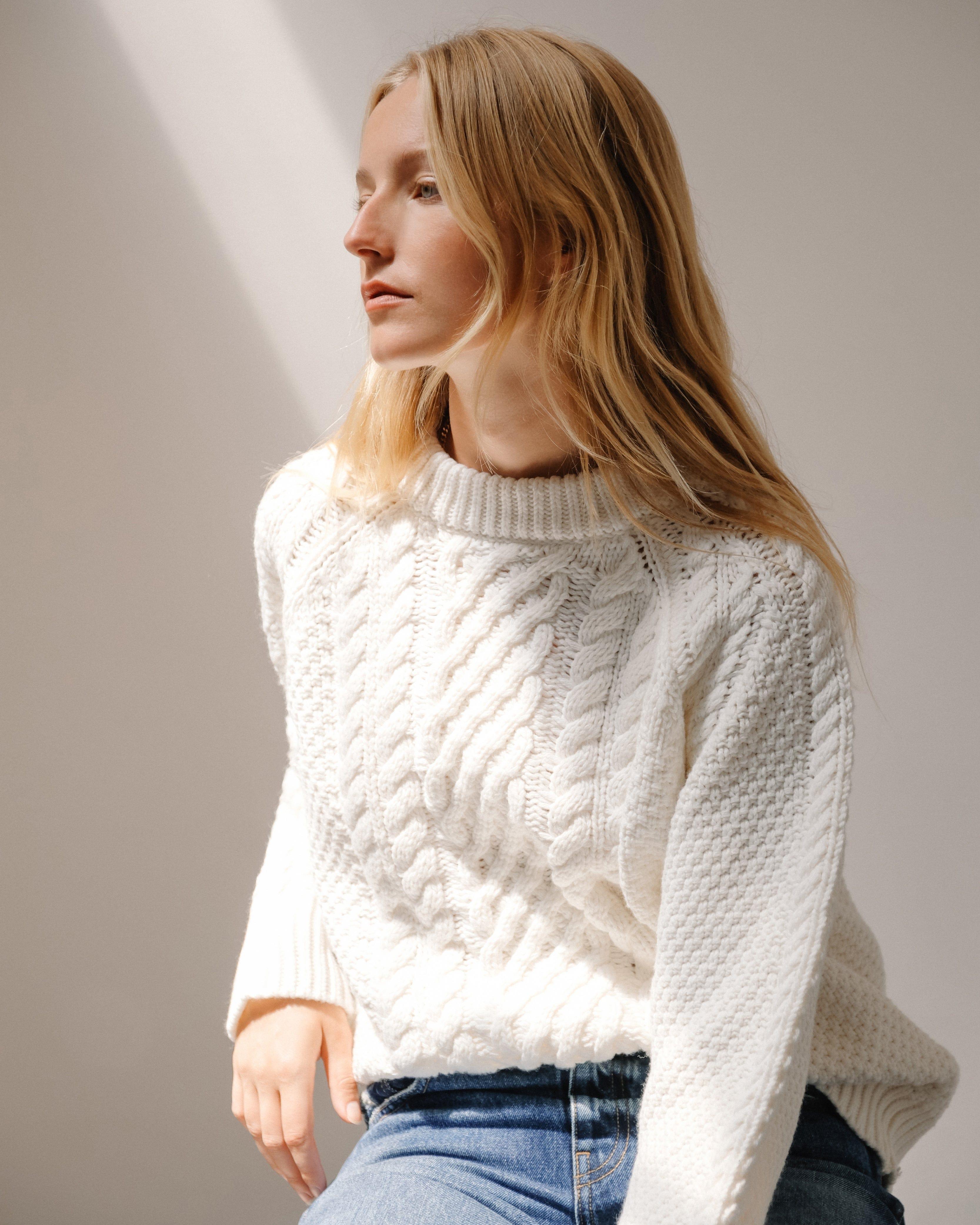 Brady Chunky Cable Knit Sweater Product Image