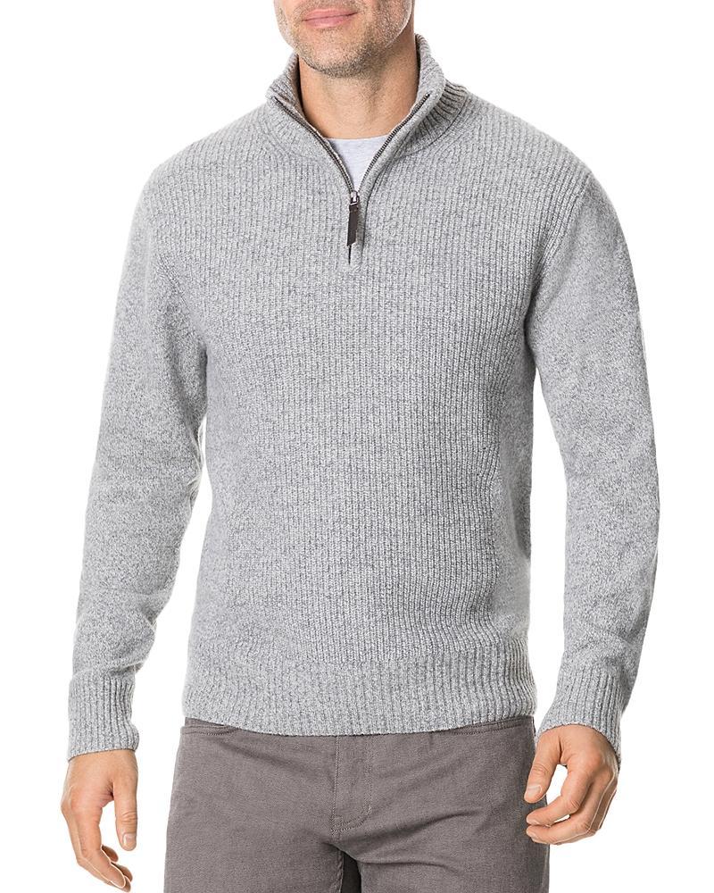 Mens Charlestown Quarter-Zip Lambswool Sweater Product Image