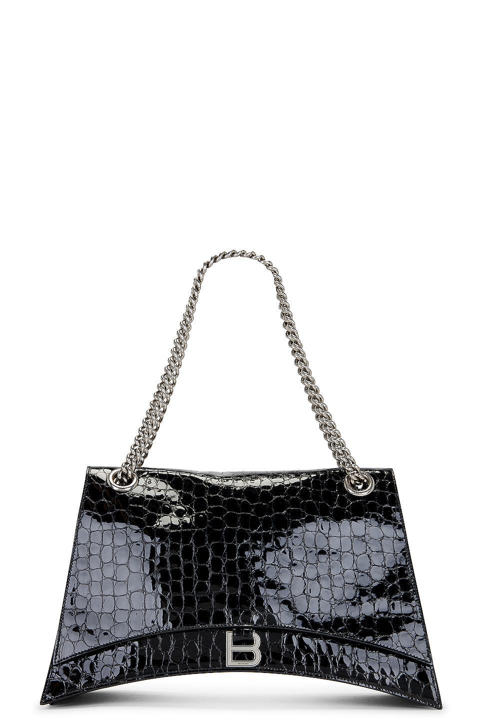 Balenciaga Large Crush Chain Bag Black.. Product Image