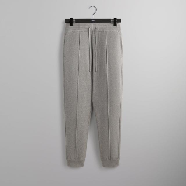 Kith Double Face Pierre Sweatpant - Mid Heather Grey Male Product Image