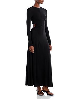 Womens Open-Back Jersey Maxi Dress Product Image