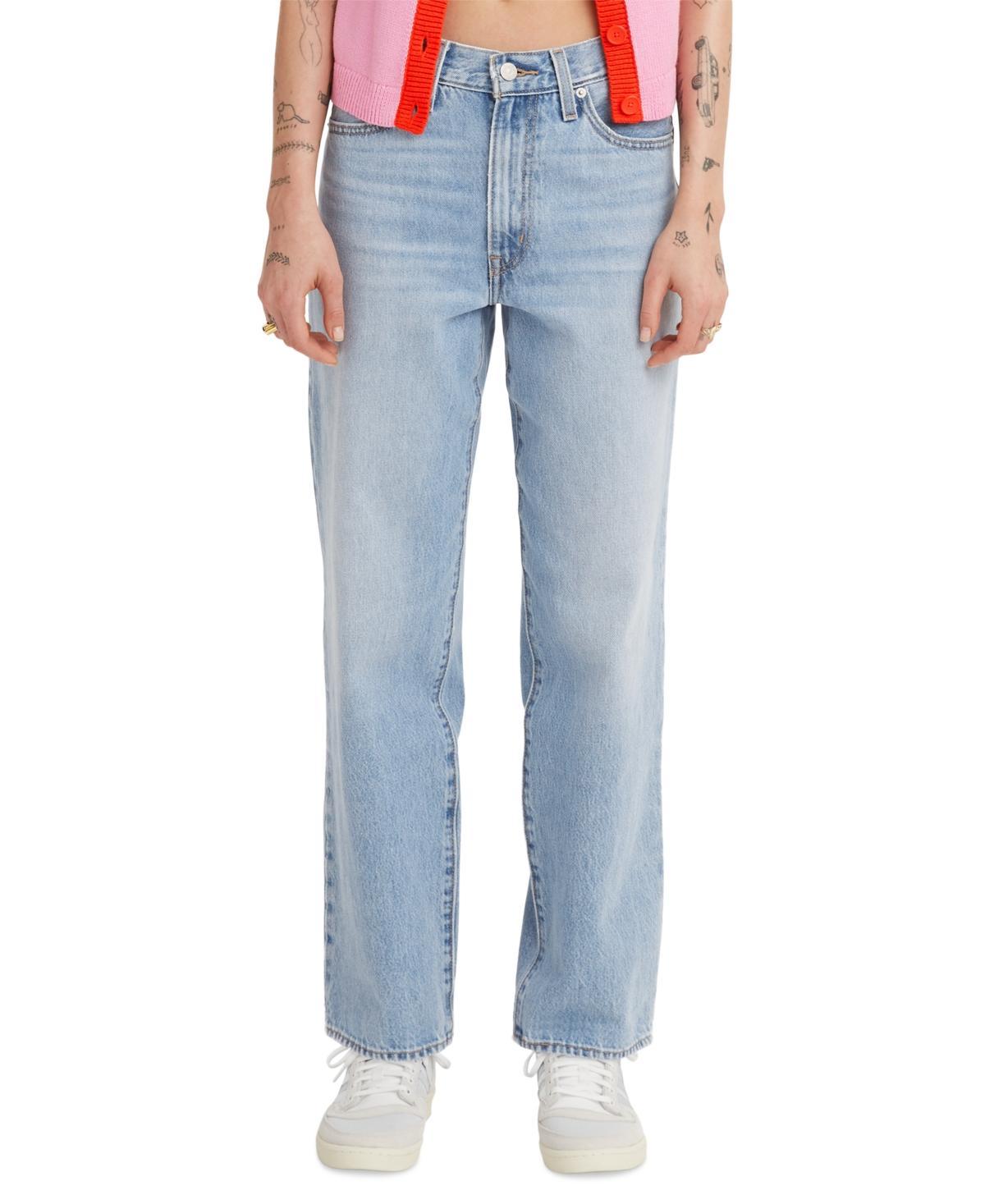 Levis Womens Mid Rise Cotton 94 Baggy Jeans Product Image