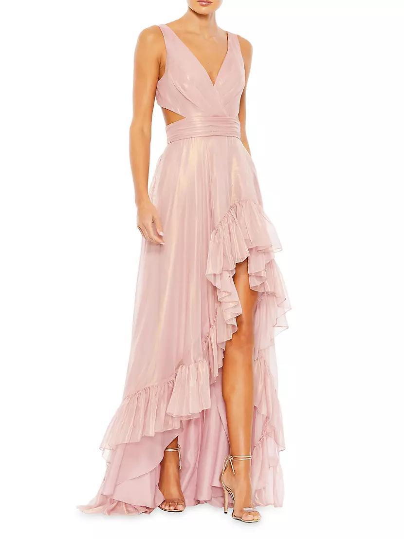 Ieena High-Low Ruffle Gown Product Image