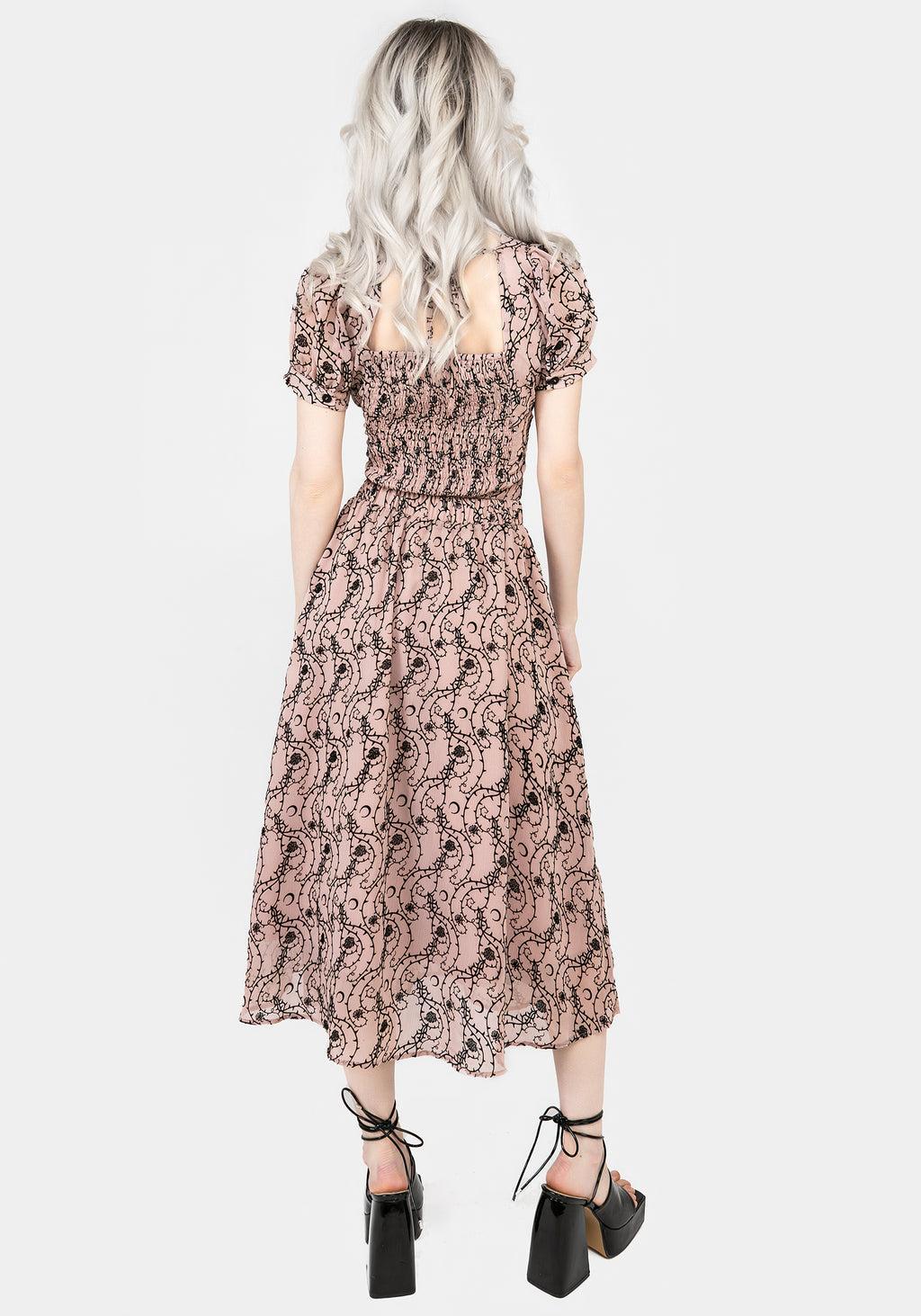 Rosethorn Ruffle Midi Skirt Product Image