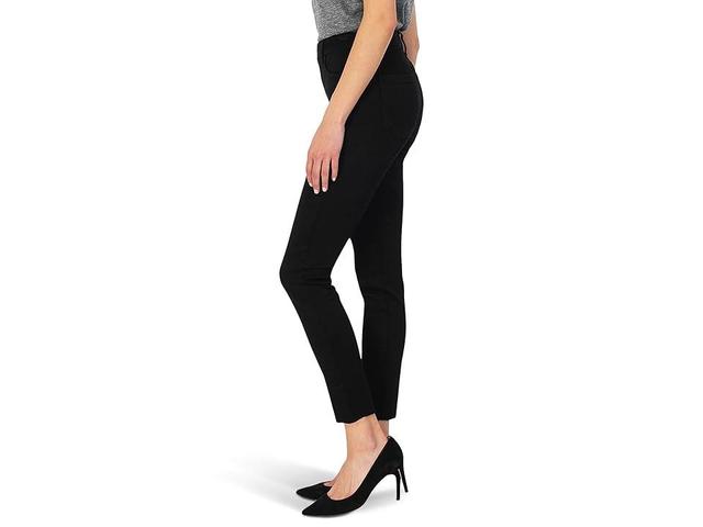 KUT from the Kloth Donna High-Rise Ankle Skinny in Black (Black) Women's Clothing Product Image