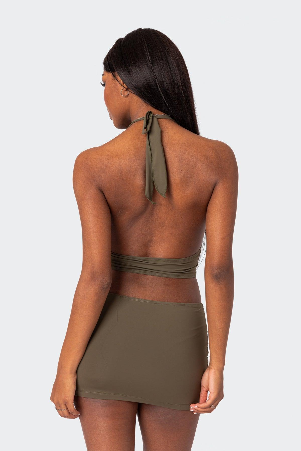 Kenya Gathered Halter Top Product Image