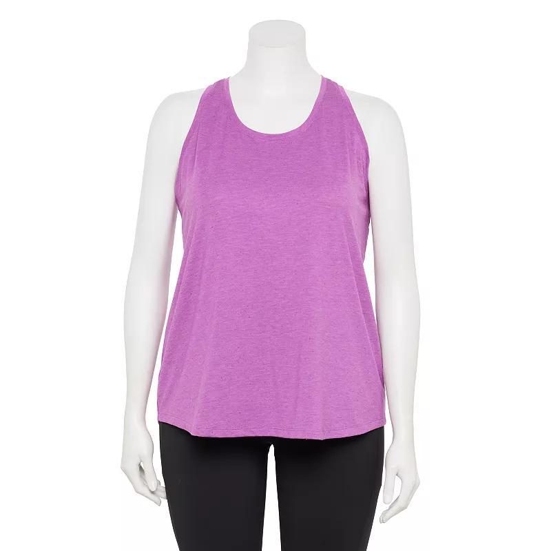 Plus Size Tek Gear Racerback Tank Top, Womens Product Image