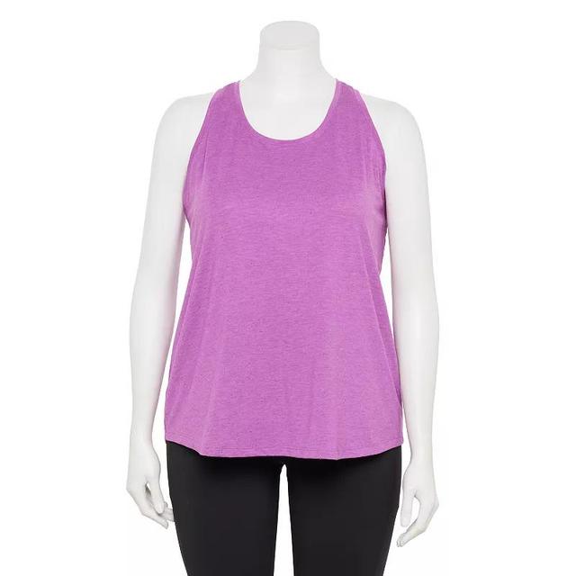 Plus Size Tek Gear Racerback Tank Top, Womens Product Image