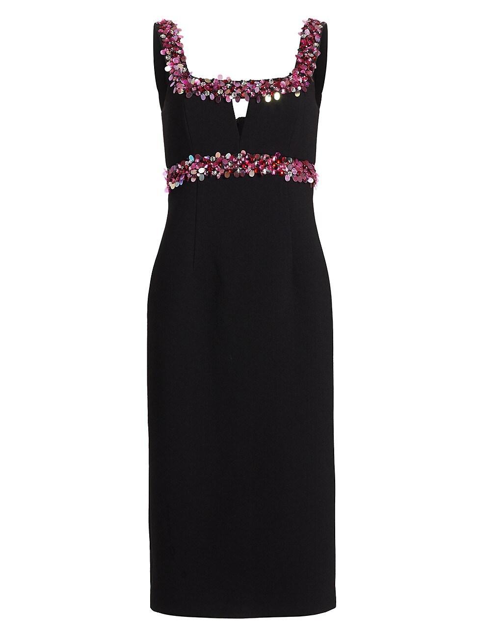 Rebecca Vallance Giselle Bead Trim Sheath Dress Product Image