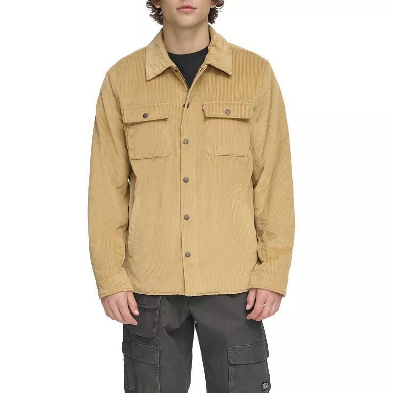 Mens Levis Corduroy Sherpa Lined Shirt Jacket Product Image