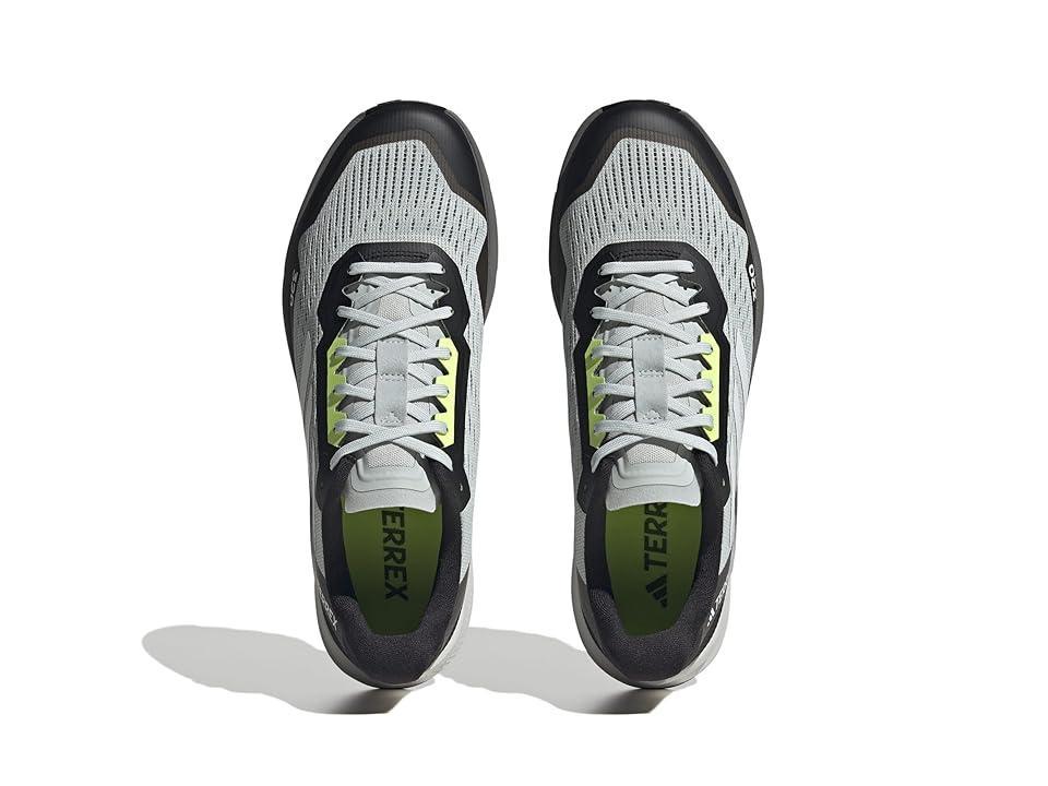 adidas Outdoor Terrex Agravic Flow 2 (Wonder Silver/Crystal White/Lucid Lemon) Men's Shoes Product Image