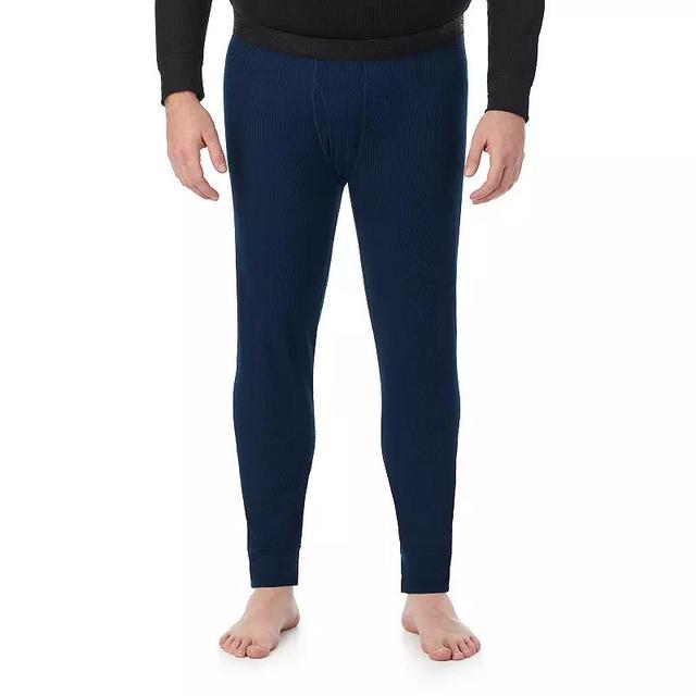 Big & Tall Cuddl Duds Midweight Waffle Thermal Performance Base Layer Pant, Mens Grey Heather Product Image