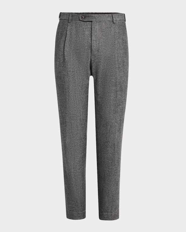 Men's Wool Flannel Trousers Product Image