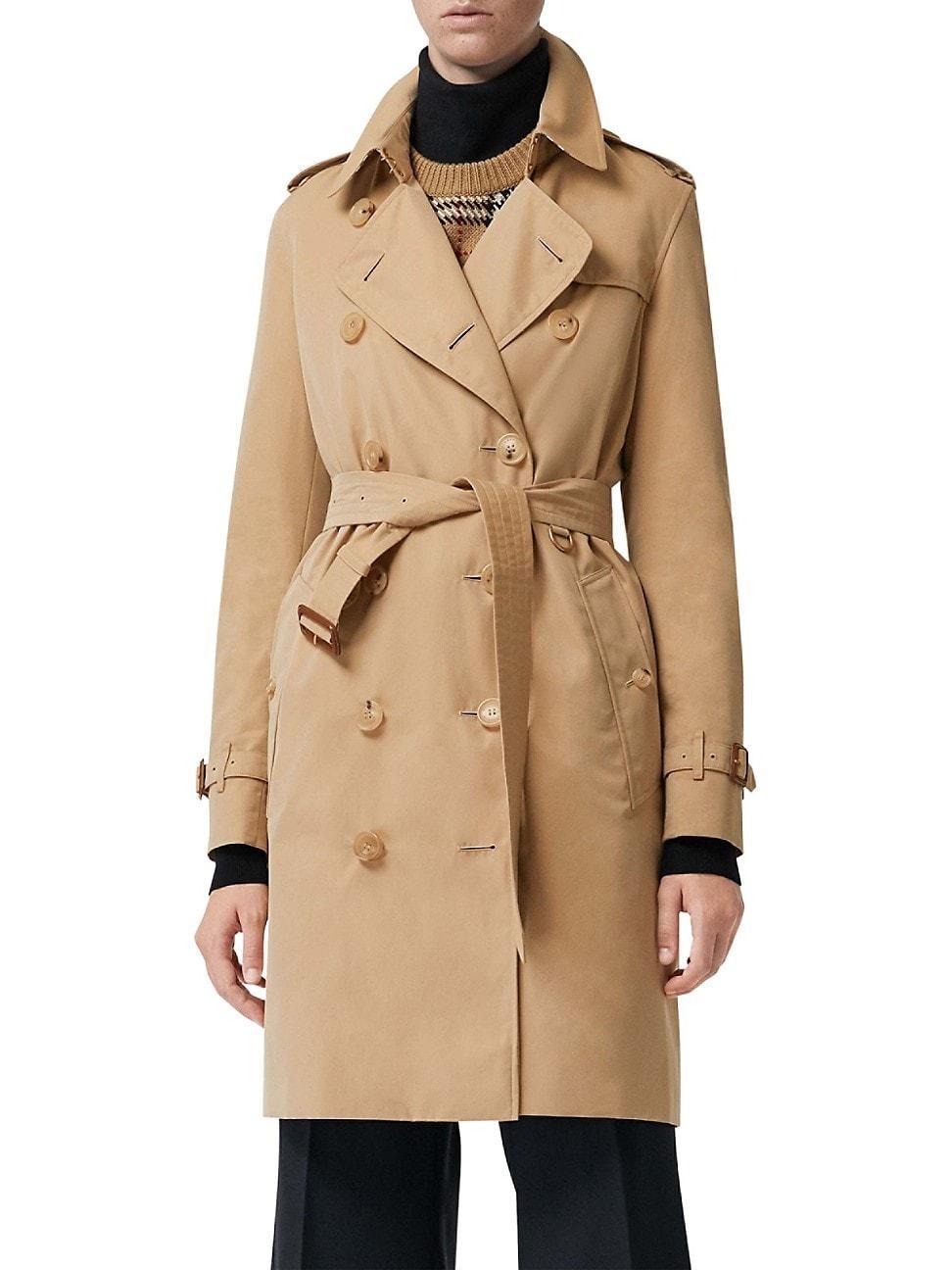 Womens Kensington Belted Double-Breasted Trench Coat Product Image