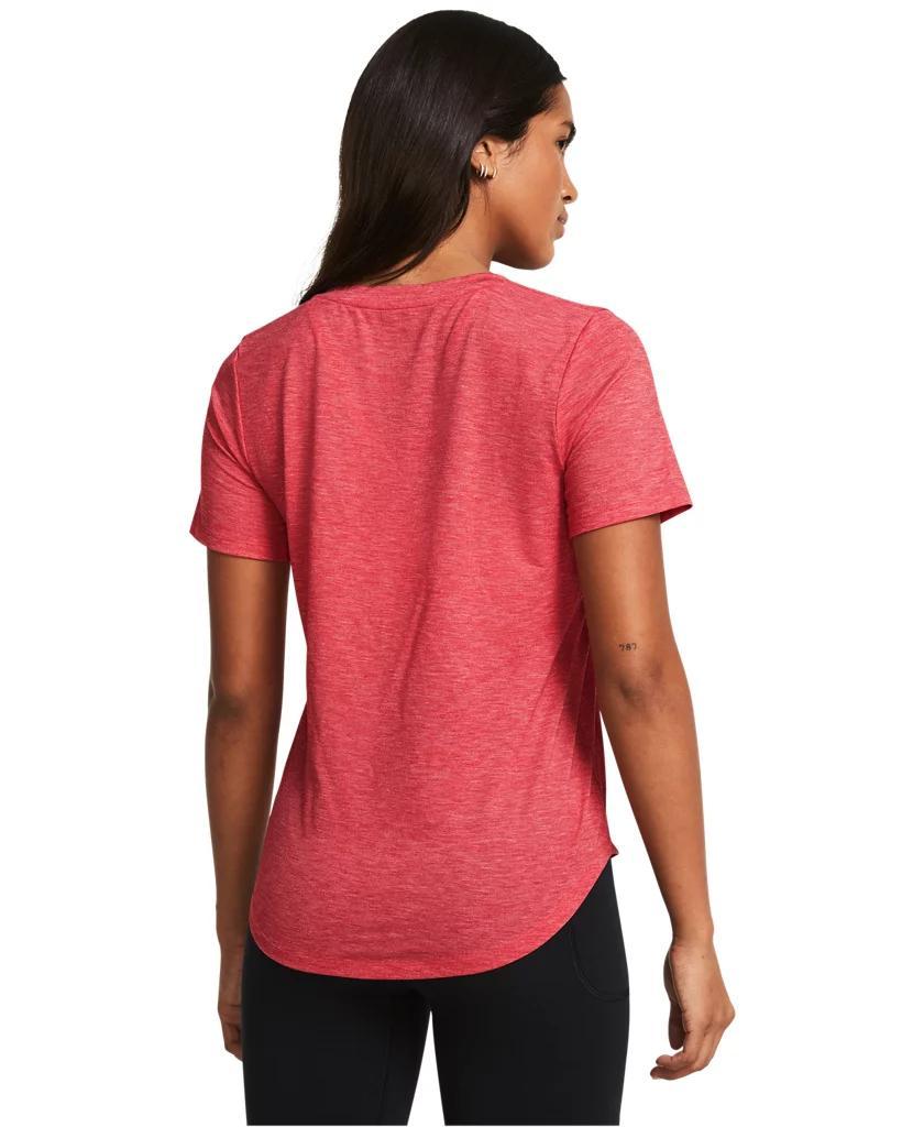 Women's UA Breezy Jersey Collegiate V-Neck T-Shirt Product Image