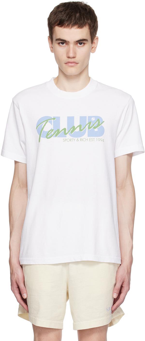 White Agassi T-Shirt Product Image