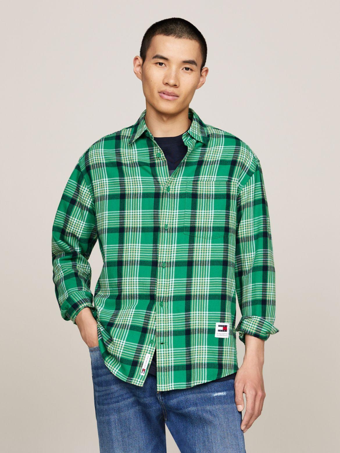 Tommy Hilfiger Men's Regular Fit TJ Peached Check Shirt Product Image