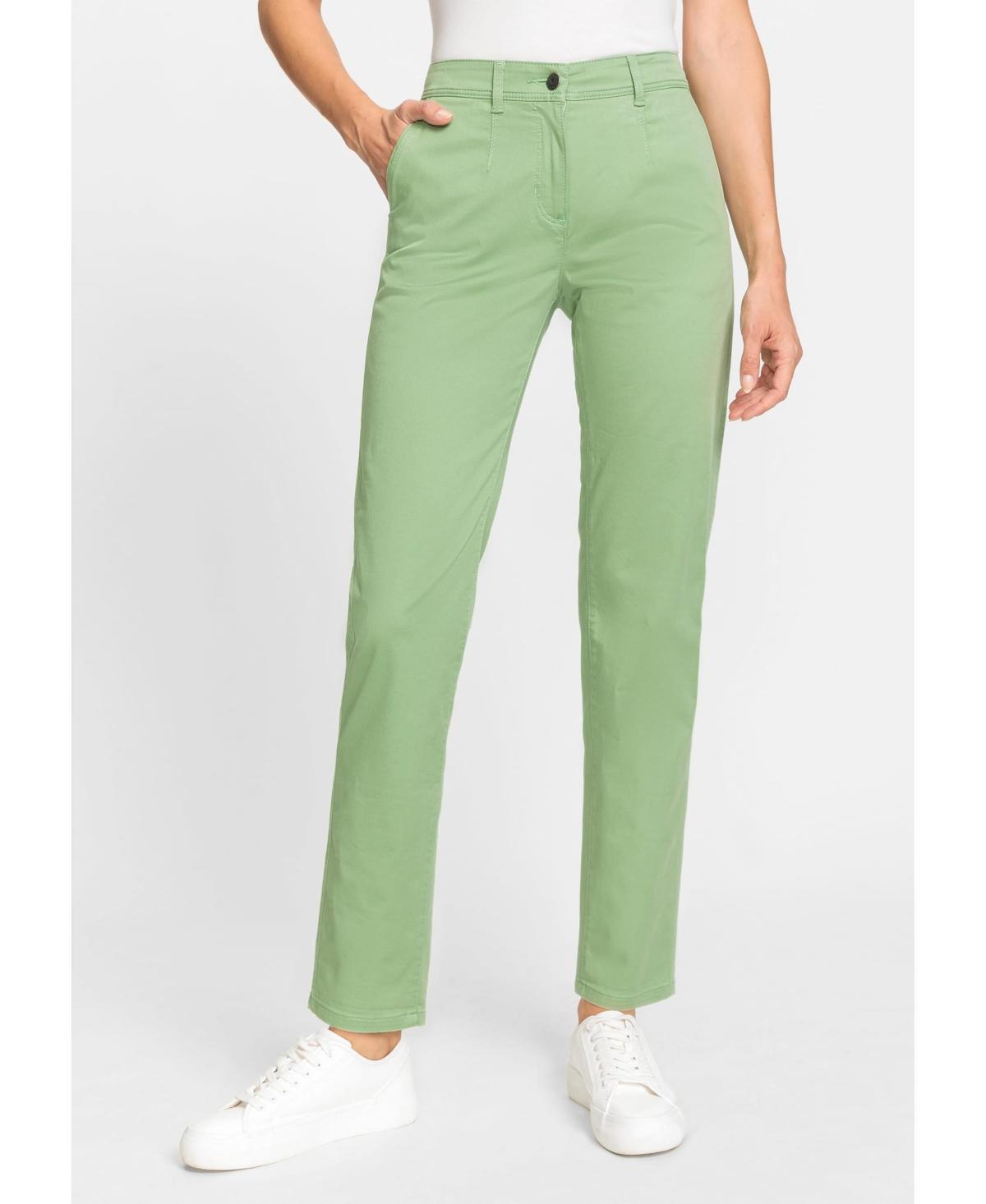 Olsen Womens Lisa Fit Straight Leg Cropped Pant Product Image