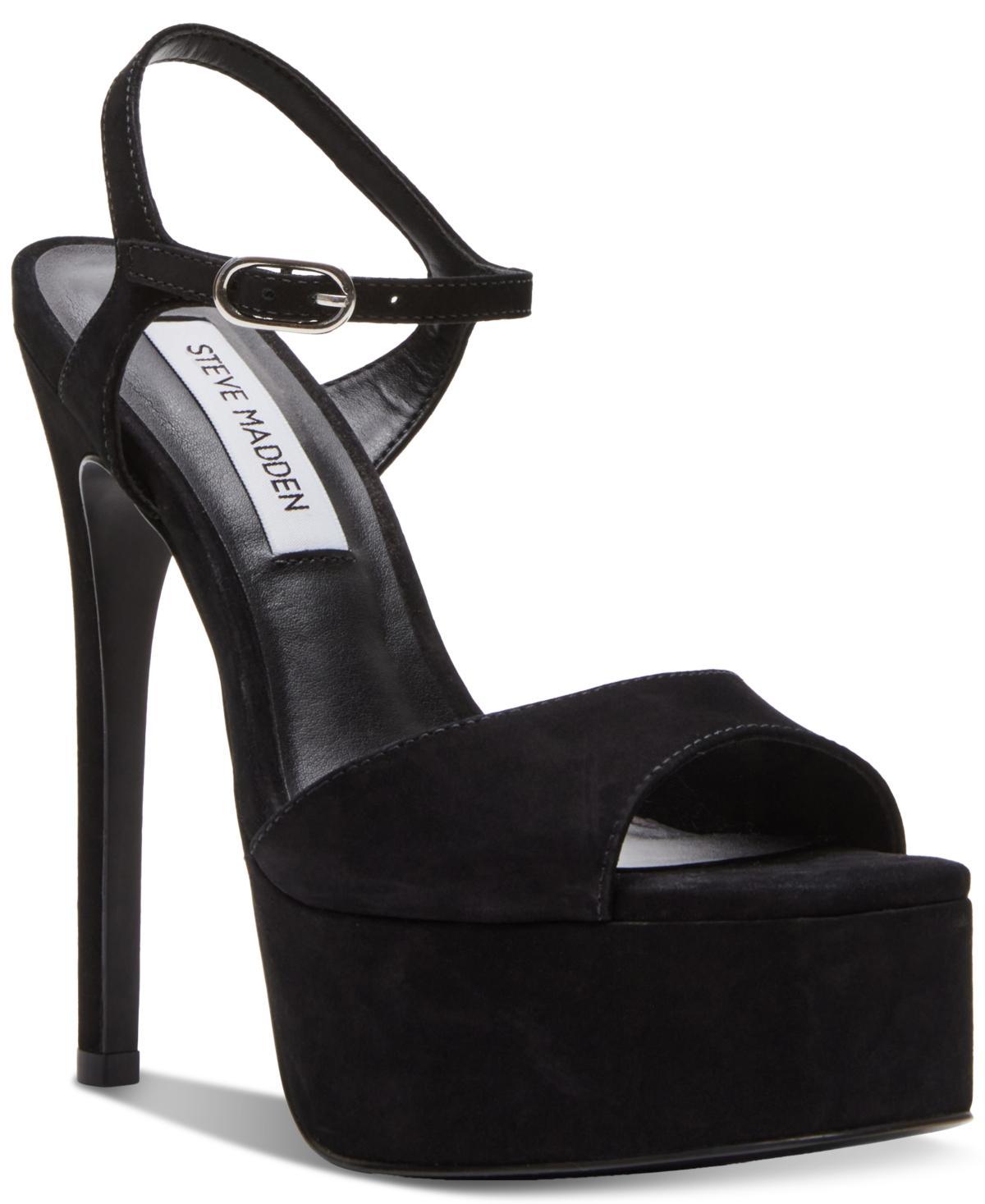 Steve Madden Womens Cologne Two-Piece Platform Dress Sandals Product Image