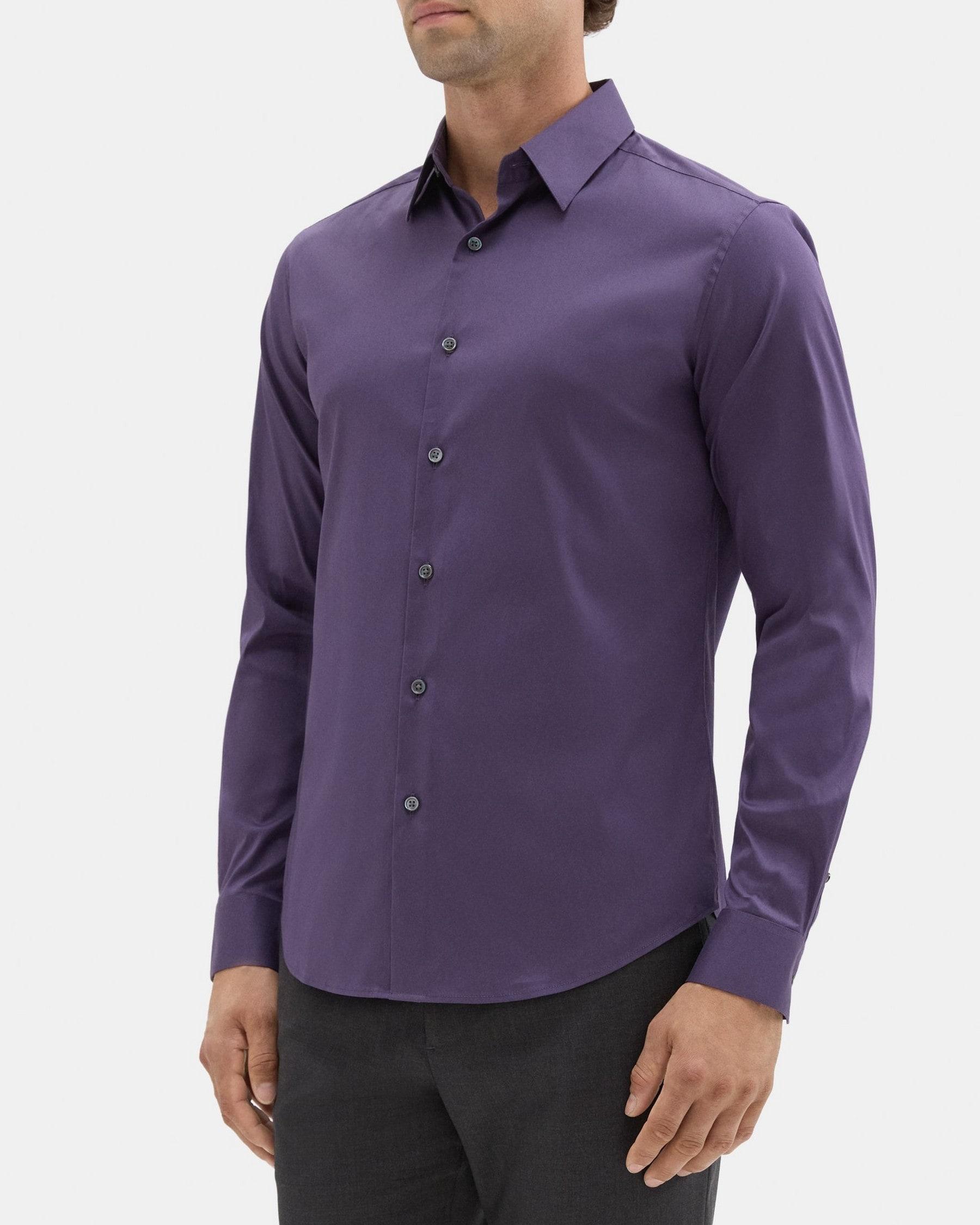 Tailored Shirt In Stretch Cotton Product Image