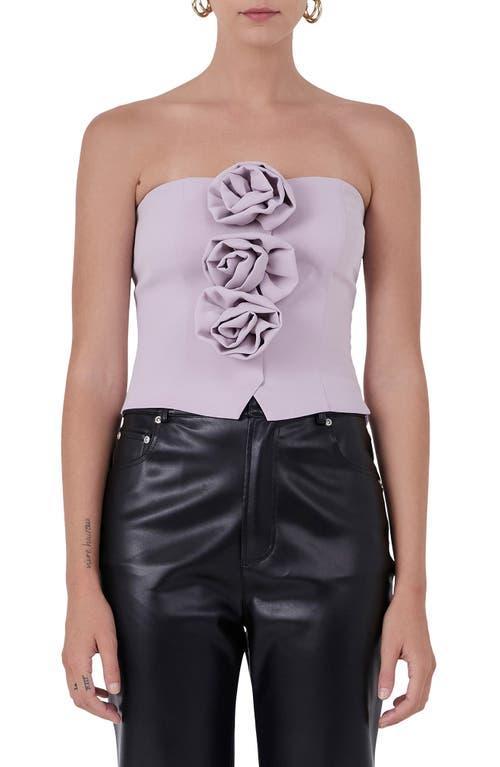 Endless Rose Flower Strapless Top Product Image