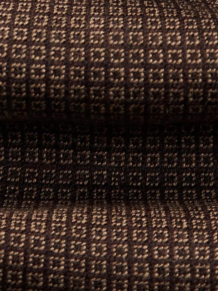 Geometric Silk-Cashmere Tie Product Image