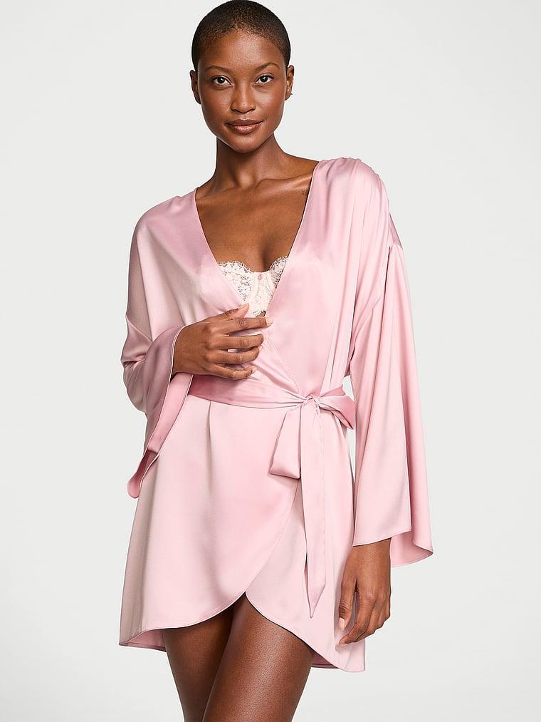 Satin Short Robe Product Image