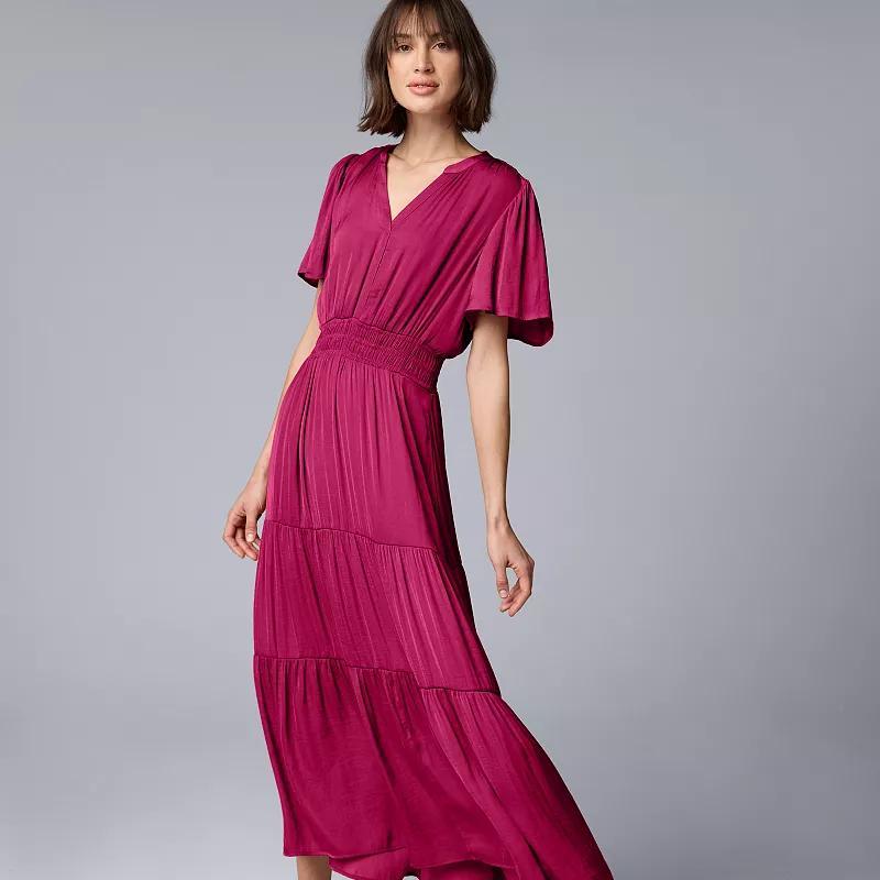 Womens Simply Vera Vera Wang Maxi Fem Dress Product Image