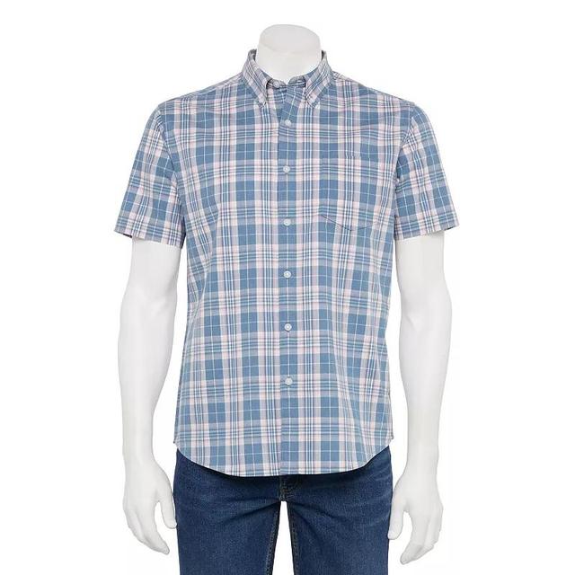 Mens Sonoma Goods For Life Short Sleeve Perfect Length Button Down Shirt Product Image