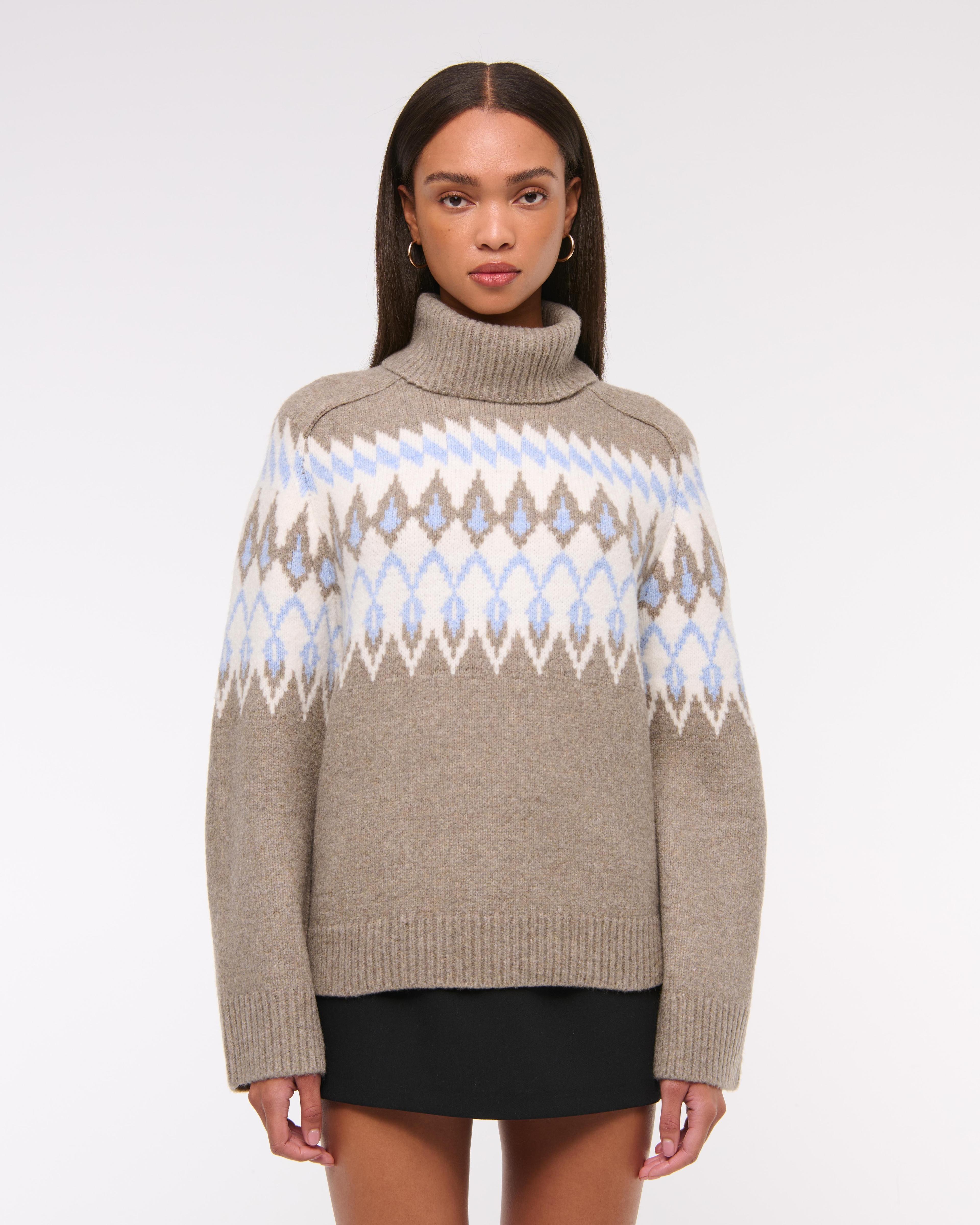 Fairisle Turtleneck Sweater Product Image