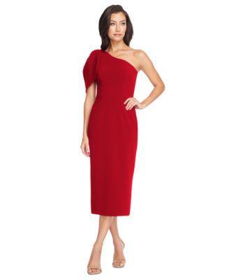 Tiffany Asymmetrical Midi Dress Product Image