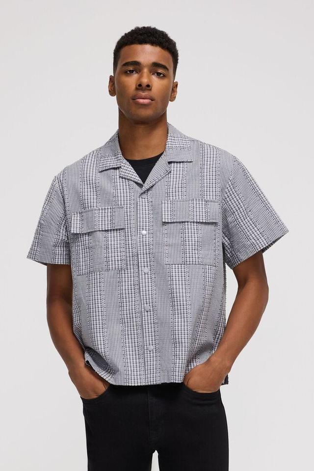 Cropped Mixed Plaid Shirt | Forever 21 Product Image