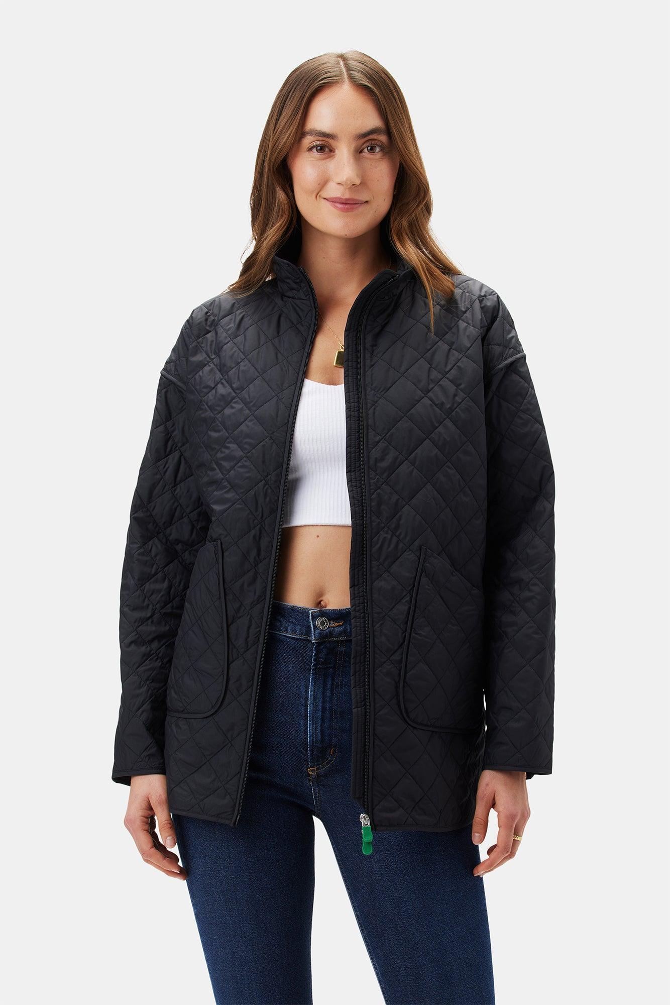 Save the Duck Talita Quilted Jacket - Black Product Image