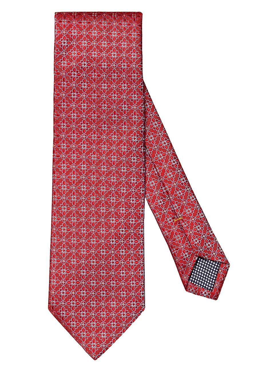 Eton Floral Medallion Silk Tie Product Image