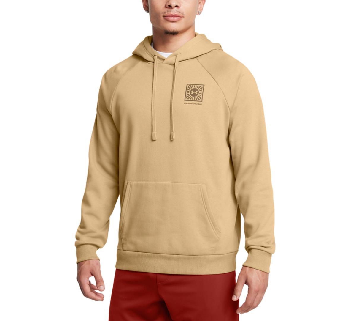 Mens Under Armour Rival Mountain Hoodie Red Product Image