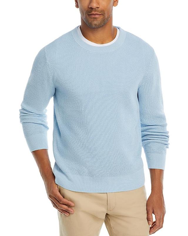 The Mens Store at Bloomingdales Cotton Thermal Crewneck Sweater - 100% Exclusive Product Image