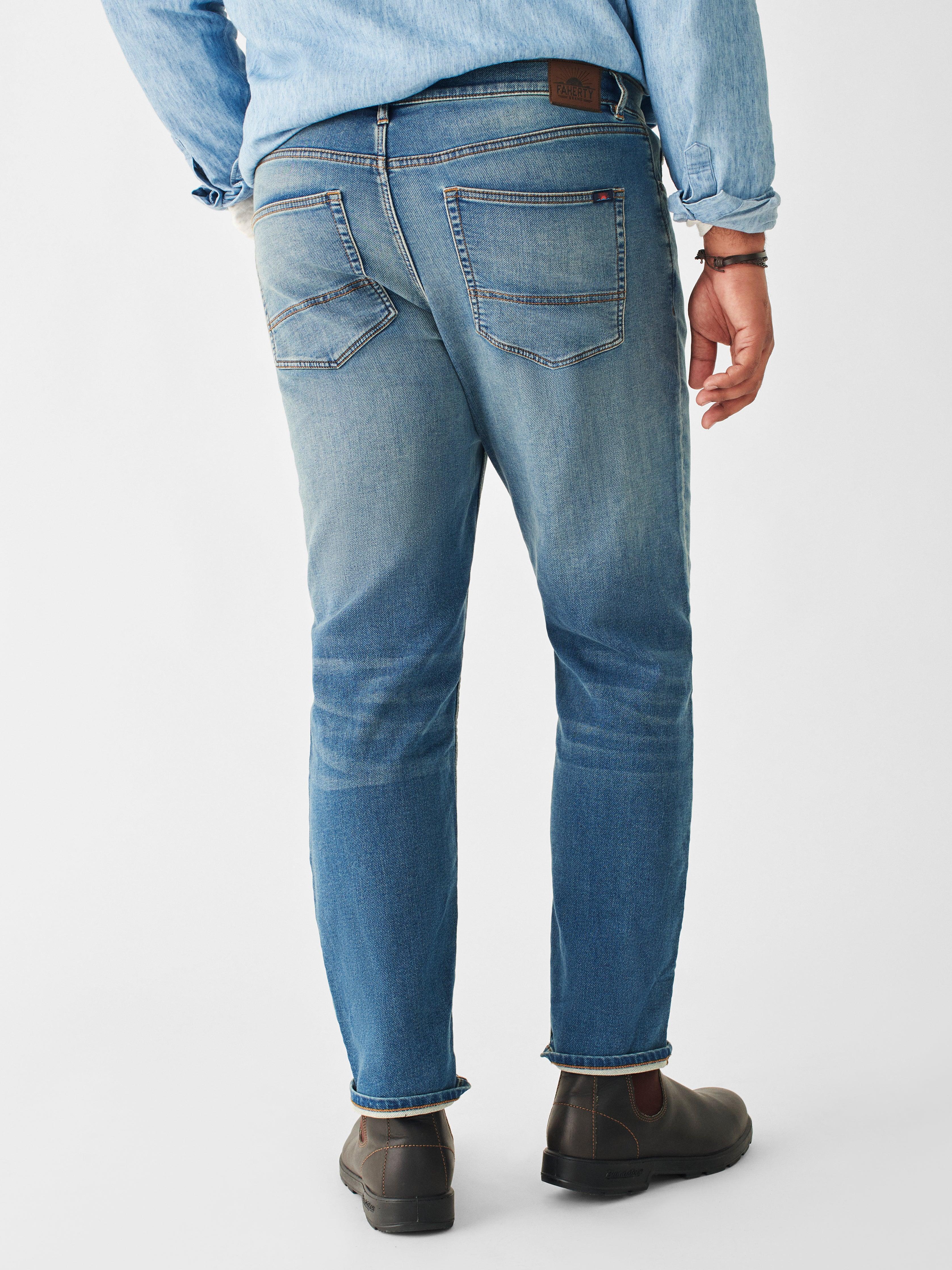 Stretch Terry Indigo 5-Pocket (32" Inseam) - Easton Wash Product Image