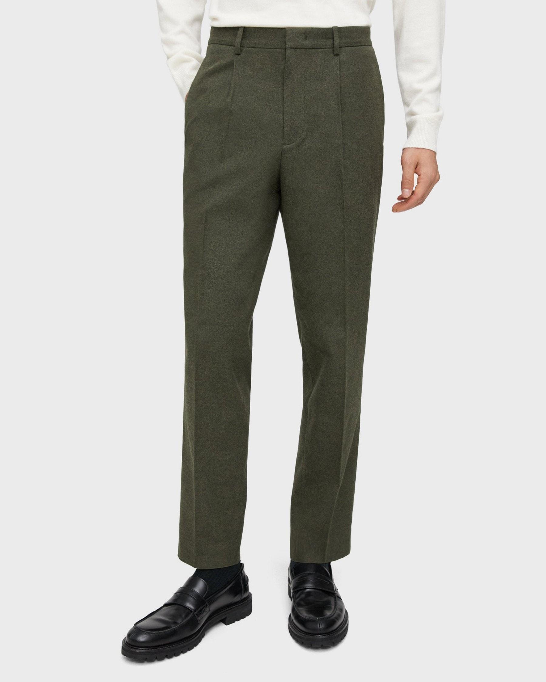 Pleated Drawstring Pant in Cotton Flannel product image