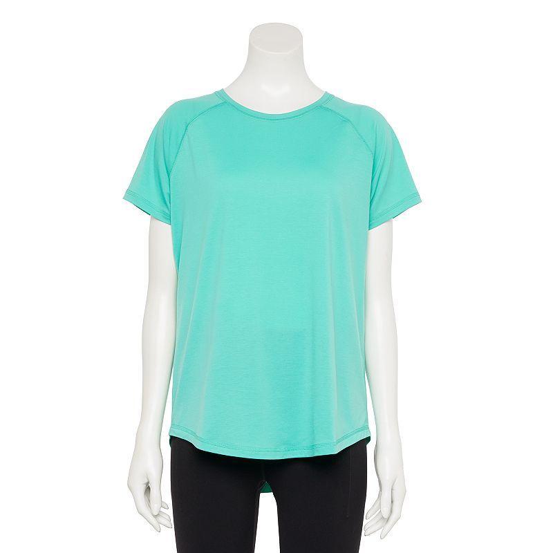 Petite Tek Gear Core Raglan Tee, Womens Product Image