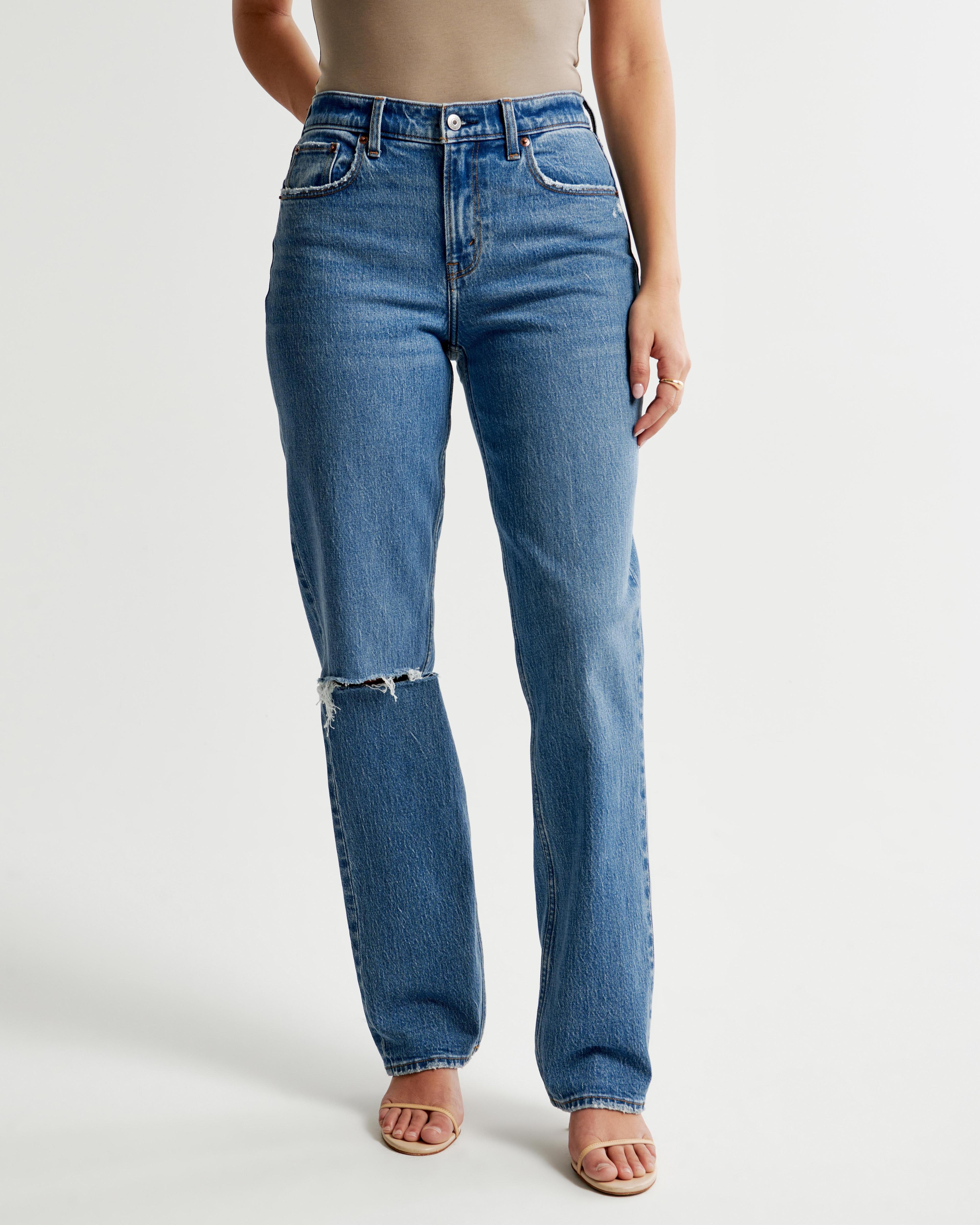 Curve Love Mid Rise 90s Straight Jean Product Image